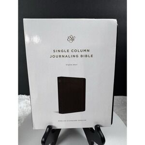 Single Column Journaling Bible Classic Black Hardcover ESV Bibles By Crossway